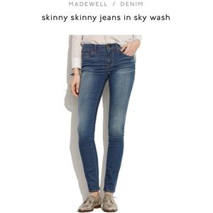 👖MADEWELL SKINNY SKINNY BLUE SKY WASH RARE👖